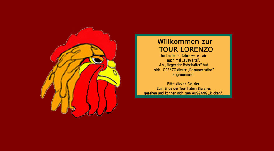 BEGINN DER TOUR LORENZO